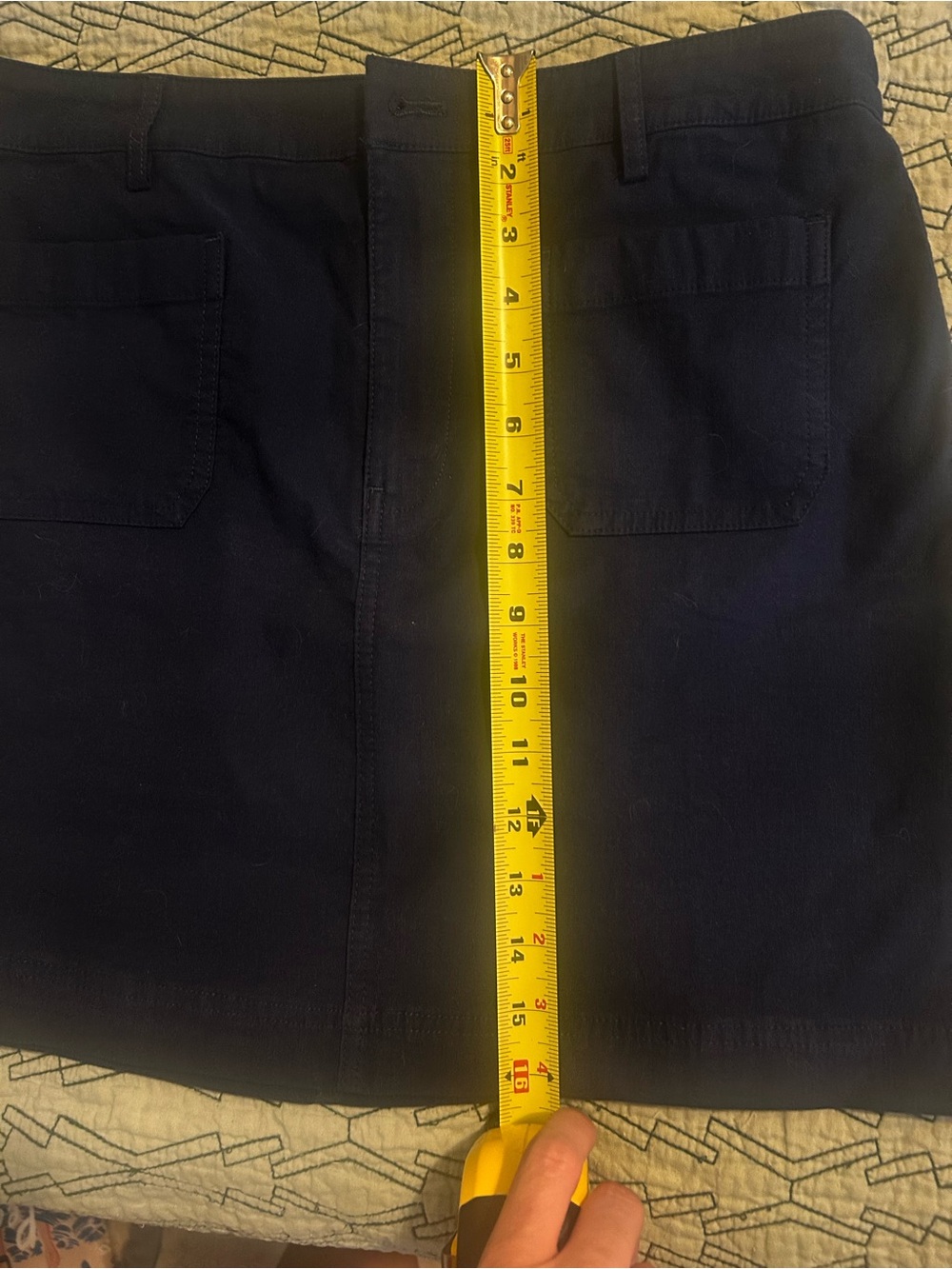 Jcrew Women’s Navy Straight Utility Skirt - Picture 5 of 5